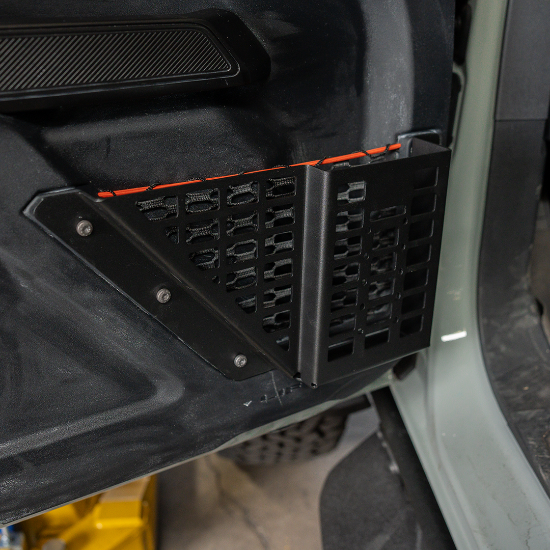 CALI RAISED LED Front Door MOLLE Basket Fits 2021+ Ford Bronco Raptor