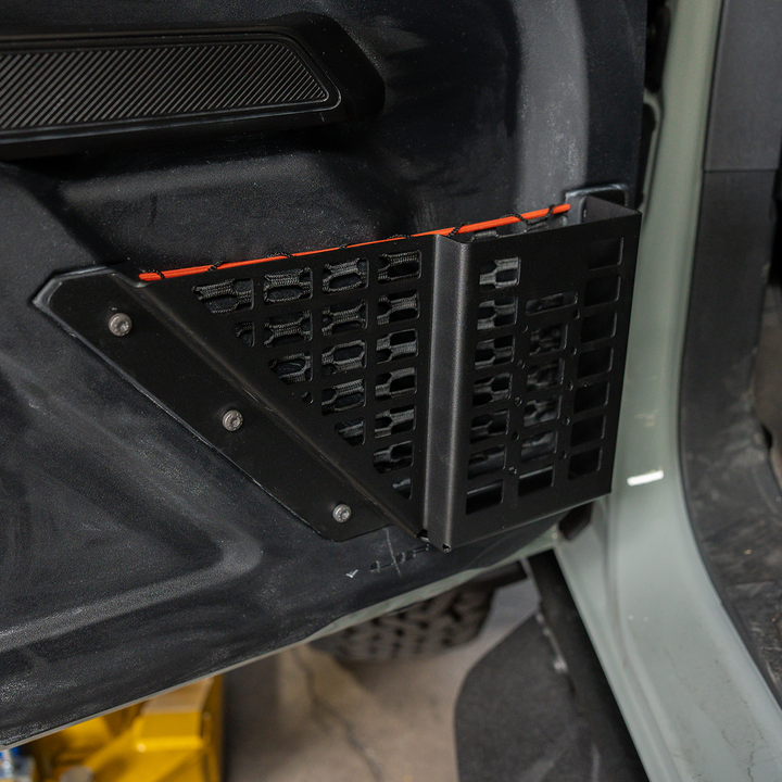 CALI RAISED LED Front Door MOLLE Basket Fits 2021+ Ford Bronco Raptor