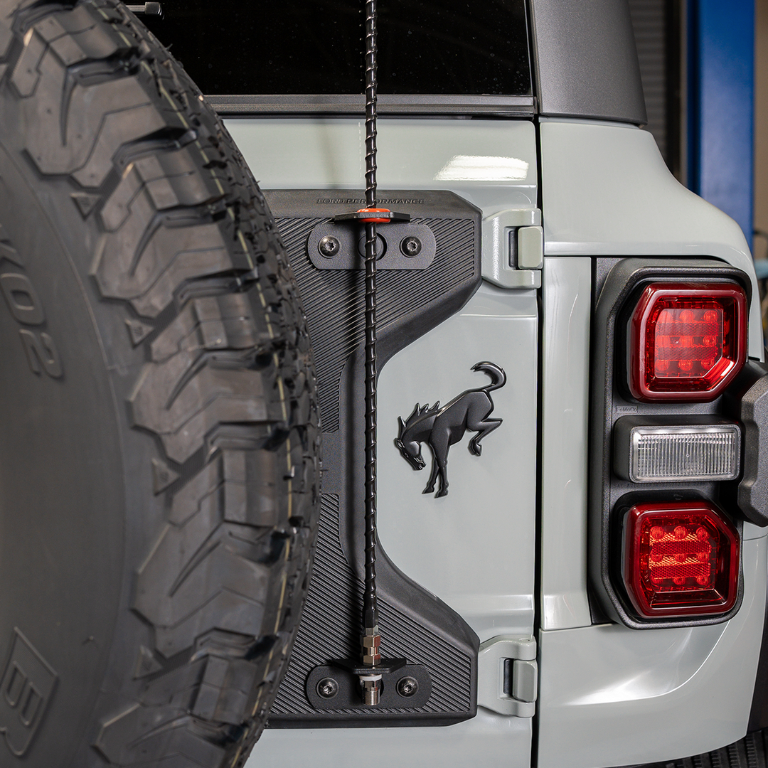 CALI RAISED LED Rear Antenna Mount Fits 2021+ Ford Bronco Raptor