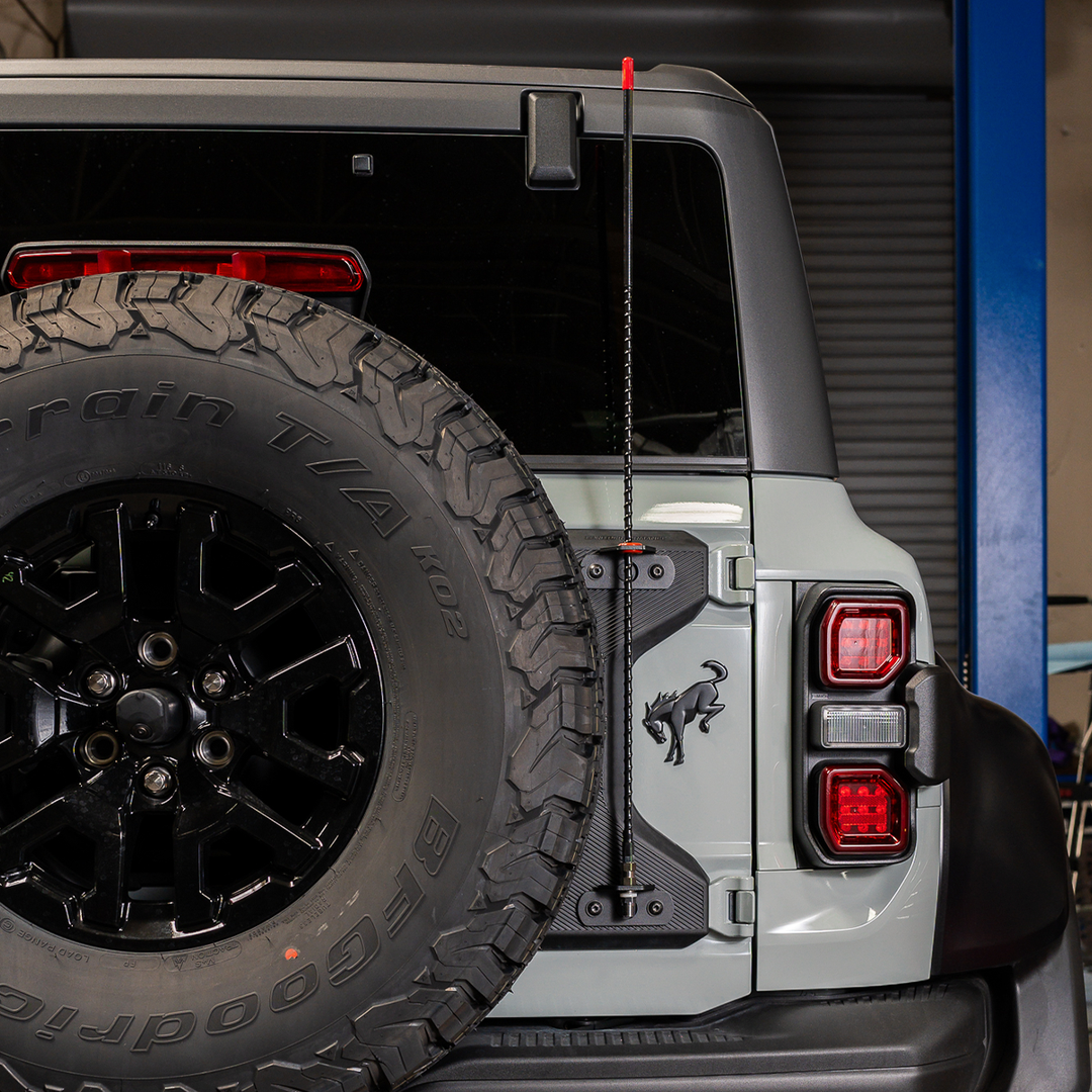 CALI RAISED LED Rear Antenna Mount Fits 2021+ Ford Bronco Raptor