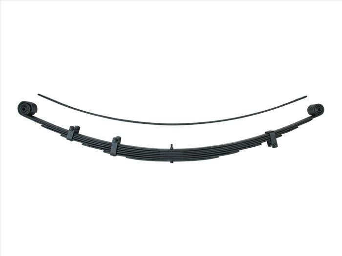 ICON Vehicle Dynamics multi-rate leaf pack for a Toyota Tacoma overland build
