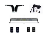 CALI RAISED LED 2003-2009 TOYOTA 4RUNNER 32" LOWER BUMPER HIDDEN LED LIGHT BAR BRACKETS KIT