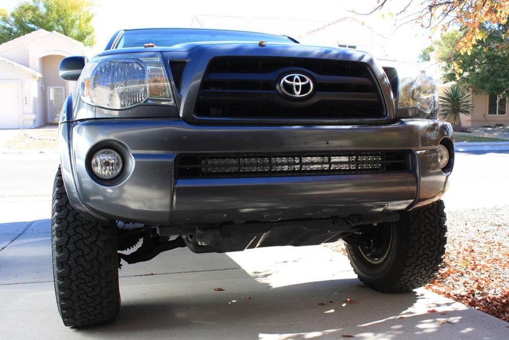 CALI RAISED LED 2005-2015 TOYOTA TACOMA 32" LOWER BUMPER FLUSH LED LIGHT BAR BRACKETS KIT