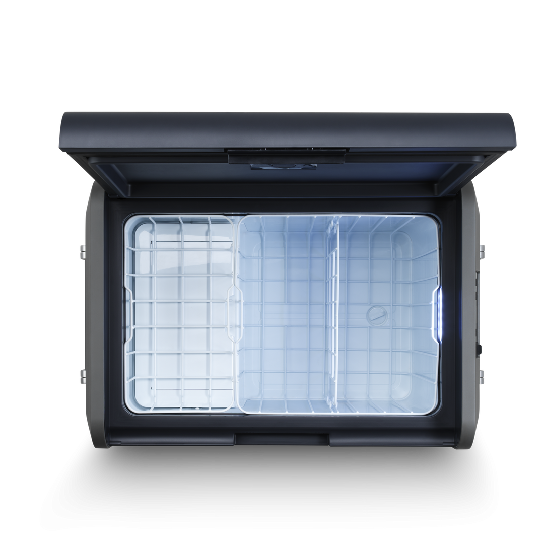 Dometic CFX5 55IM angle view overland fridge with ice maker
