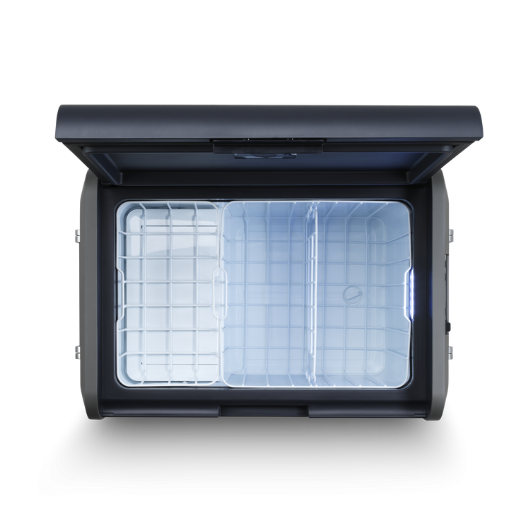 Dometic CFX5 55IM angle view overland fridge with ice maker