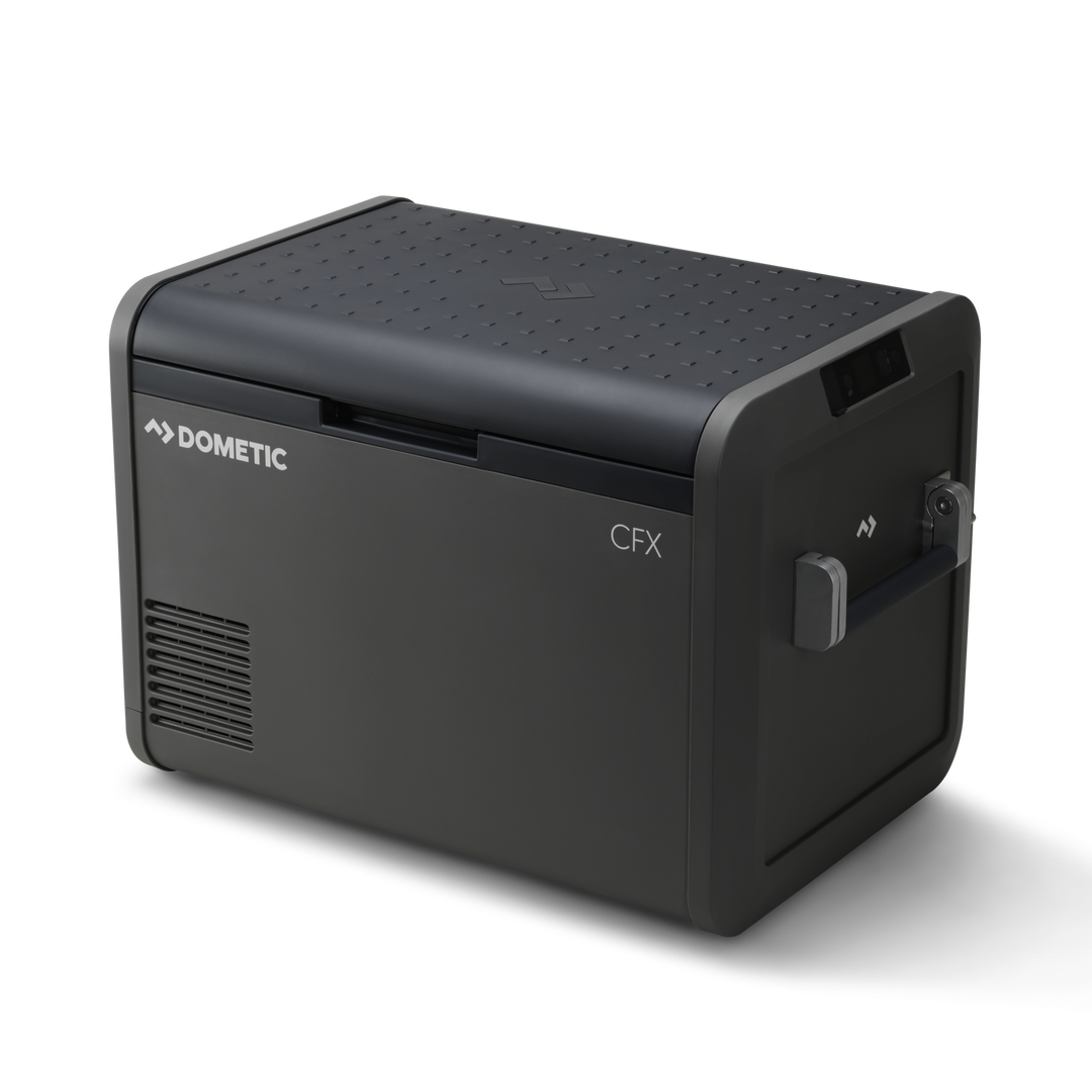 Dometic CFX5 55IM powered cooler with ice maker 55L front view