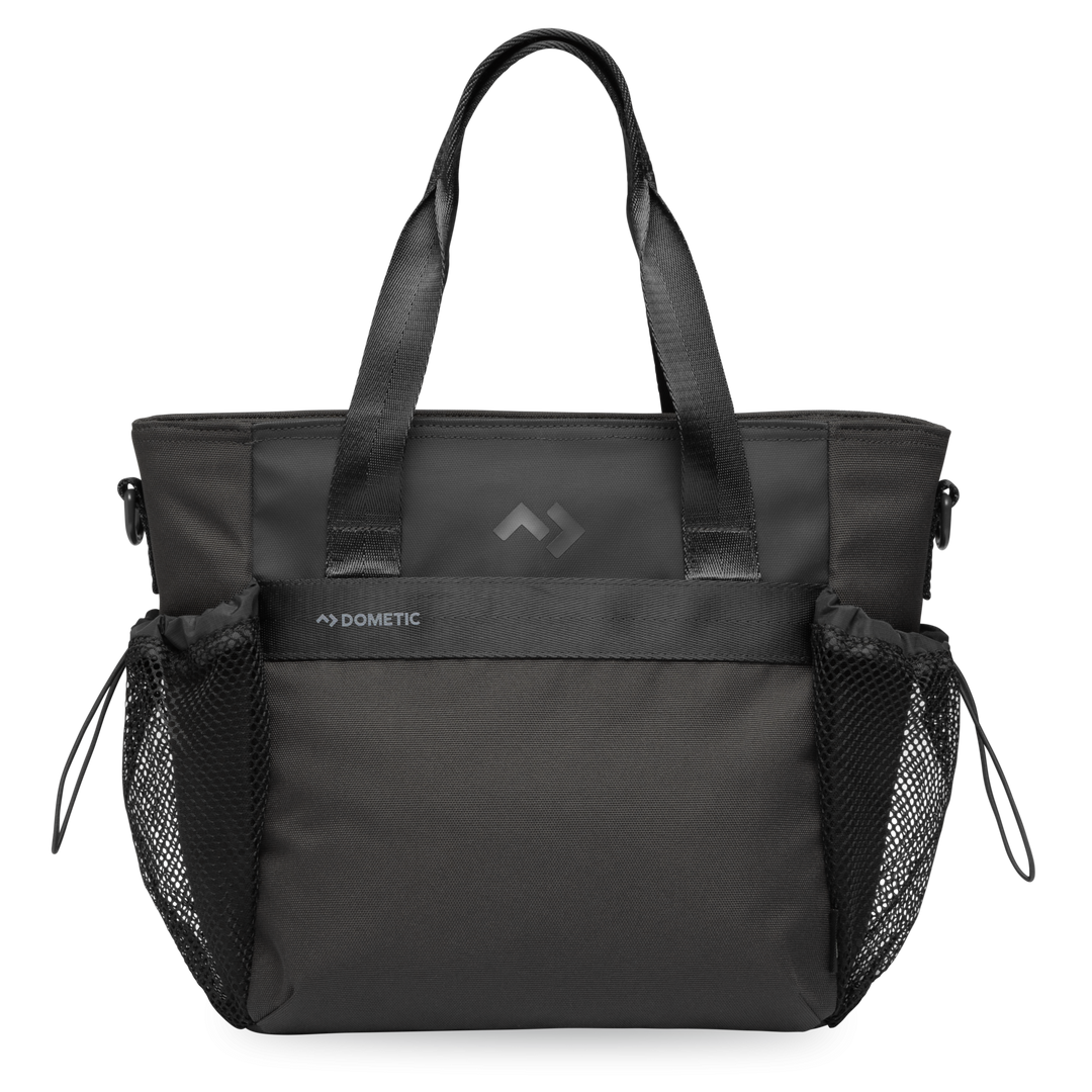 Dometic Unrestricted Tote 11L side angle with bottle pocket