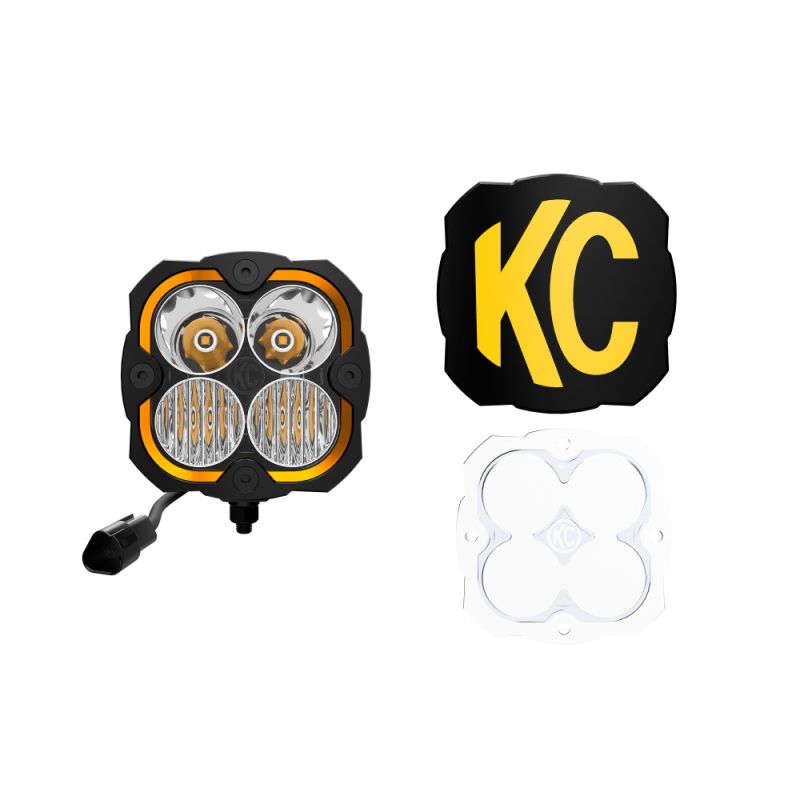 KC HILITES FLEX ERA® 4 - Single Master LED Light Pod Kit