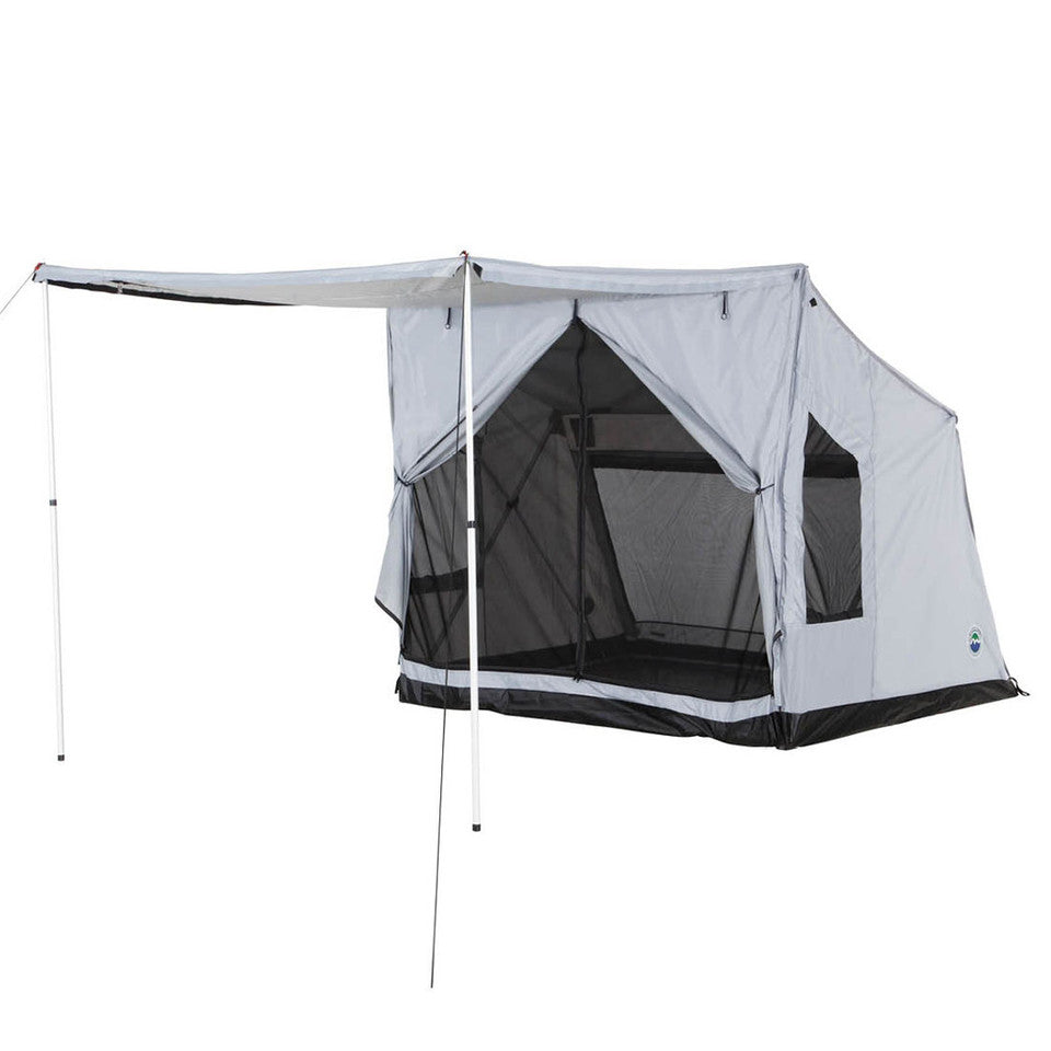 Overland Vehicle Systems LD P.S.T. - Portable Safari Ground Tent Large, Grey Body & Grey Trim
