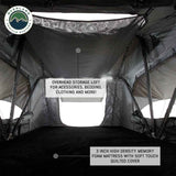 Overland Vehicle Systems HD Nomadic 2 Extended Soft Shell Roof Top Tent - Grey Body & Green Rainfly