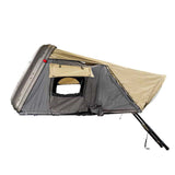 Overland Vehicle Systems HD Bundu Cantilever Hard Shell Roof Top Tent, Grey Body & Green Rainfly