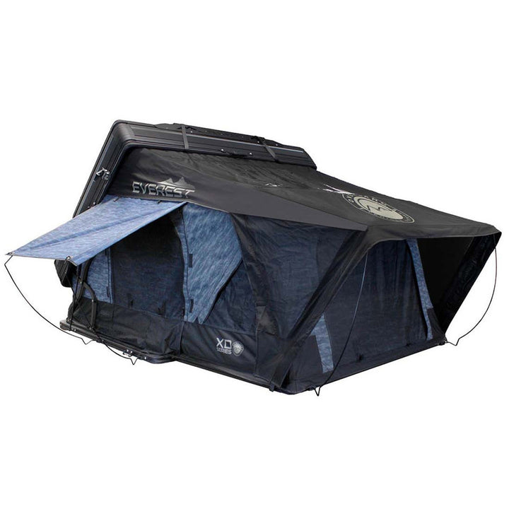 Overland Vehicle Systems XD Everest Cantilever Aluminum Hard Shell Roof Top Tent - Blue Body & Black Rainfly