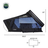 Overland Vehicle Systems XD Everest Cantilever Aluminum Hard Shell Roof Top Tent, Blue Body & Black Rainfly