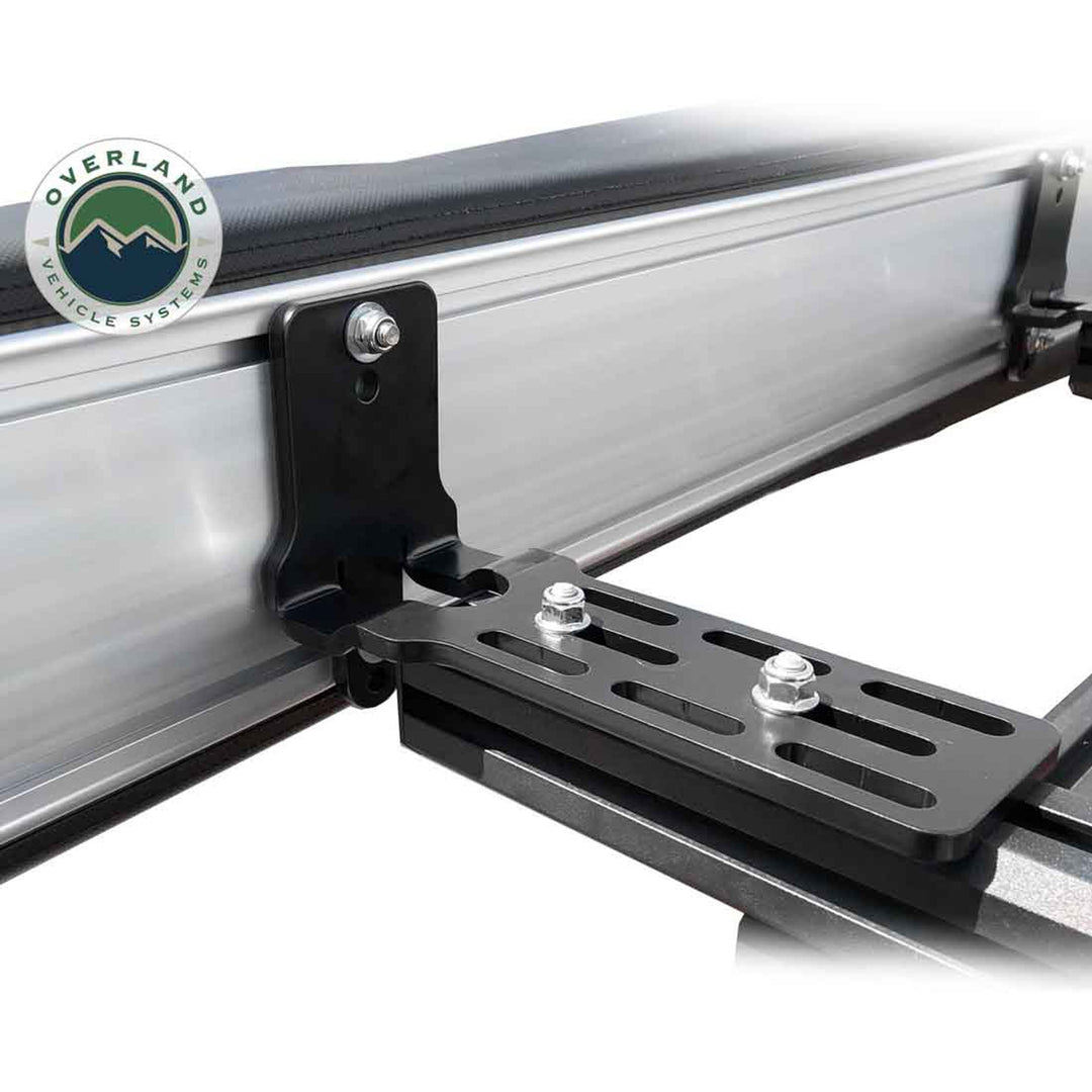 Overland Vehicle Systems HD Nomadic 270 Passenger Side Awning with Bracket Kit for Mid - High Roofline Vans