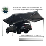 Overland Vehicle Systems HD Nomadic 270 Degree Awning & Wall 1, 2, & 3, Mounting Brackets - Driver Side