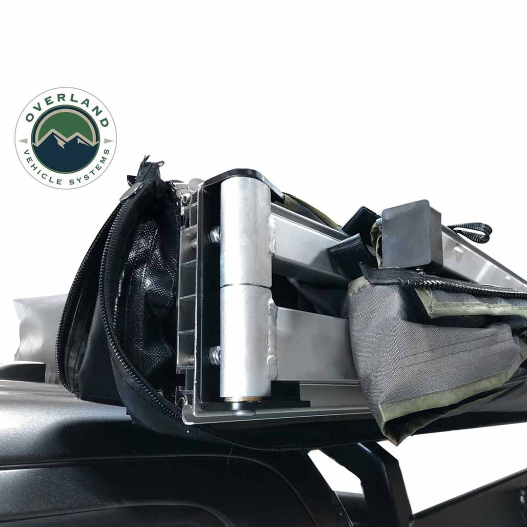 Overland Vehicle Systems HD Nomadic 270 LT Awning - Passenger Side - Dark Gray With Black Travel Cover