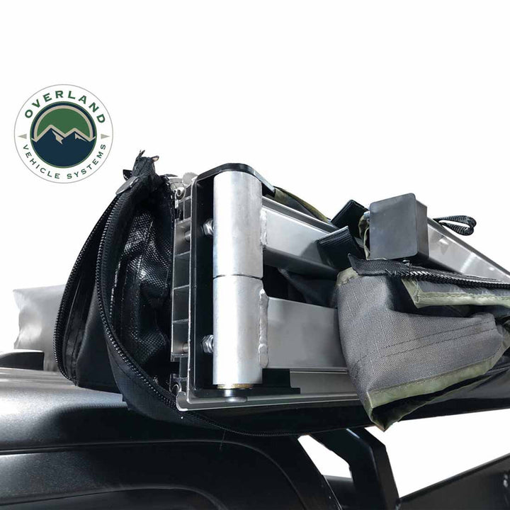 Overland Vehicle Systems HD Nomadic 270 LT Awning - Passenger Side - Dark Gray With Black Travel Cover