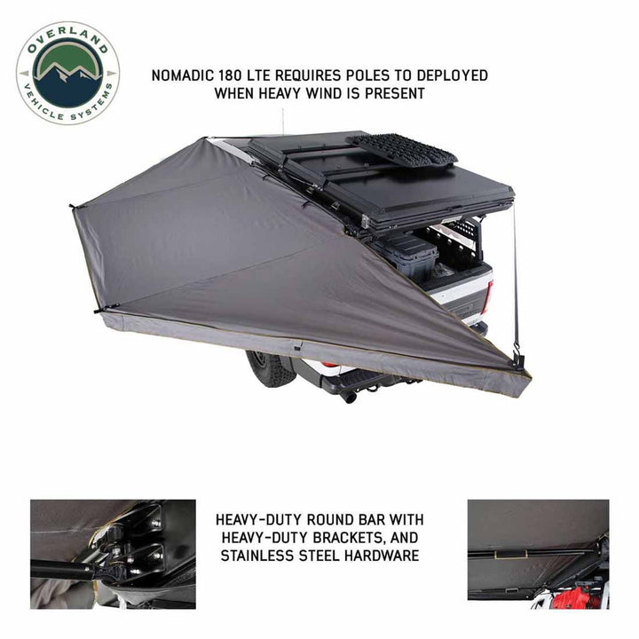 Overland Vehicle Systems Nomadic 180 LTE 180 Degree Awning