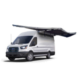 Overland Vehicle Systems HD Nomadic 180 Degree Awning with Bracket Kit for Mid - High Roofline Vans