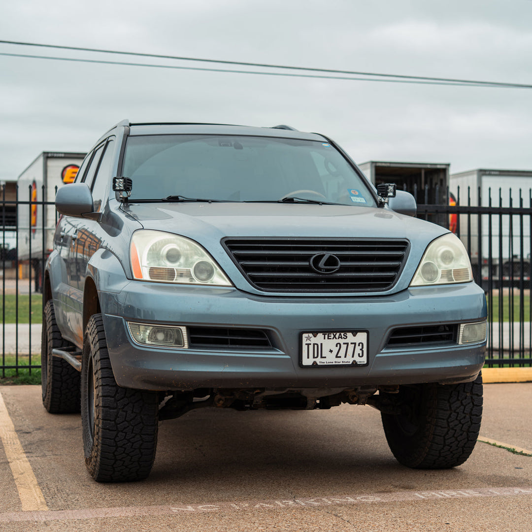 Low Profile Ditch Light Brackets Kit For 2003-2009 Lexus GX470