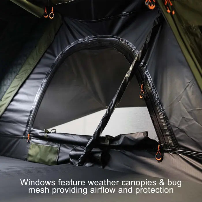 23ZERO Armadillo Horizon 3: Premium Hardshell Rooftop Tent for All-Season Adventure (Left Open Only)
