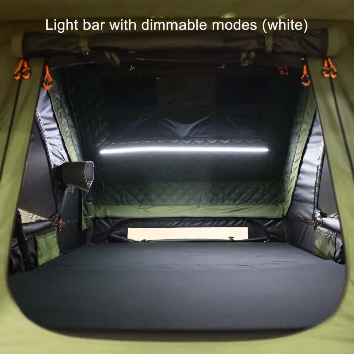 23ZERO Armadillo Horizon 3: Premium Hardshell Rooftop Tent for All-Season Adventure (Left Open Only)