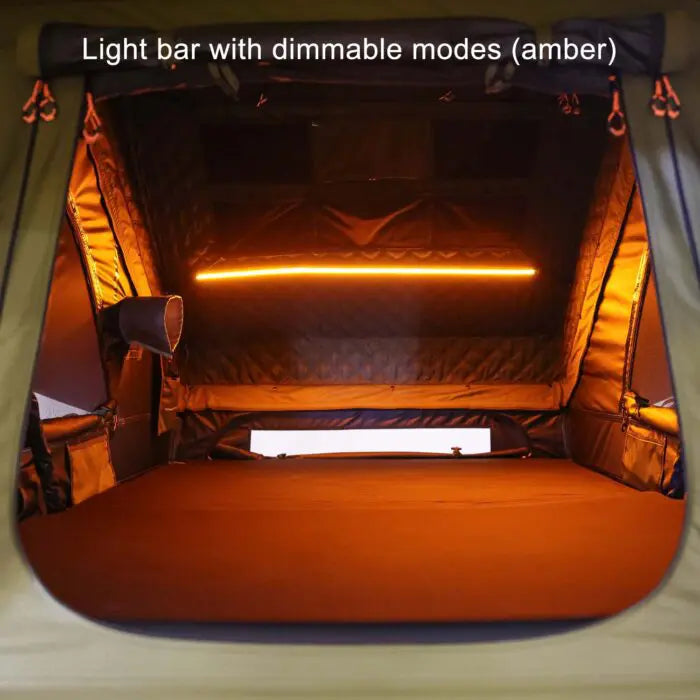23ZERO Armadillo Horizon 3: Premium Hardshell Rooftop Tent for All-Season Adventure (Left Open Only)