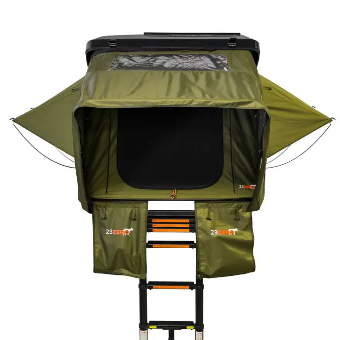 23ZERO Armadillo Horizon 3: Premium Hardshell Rooftop Tent for All-Season Adventure (Left Open Only)