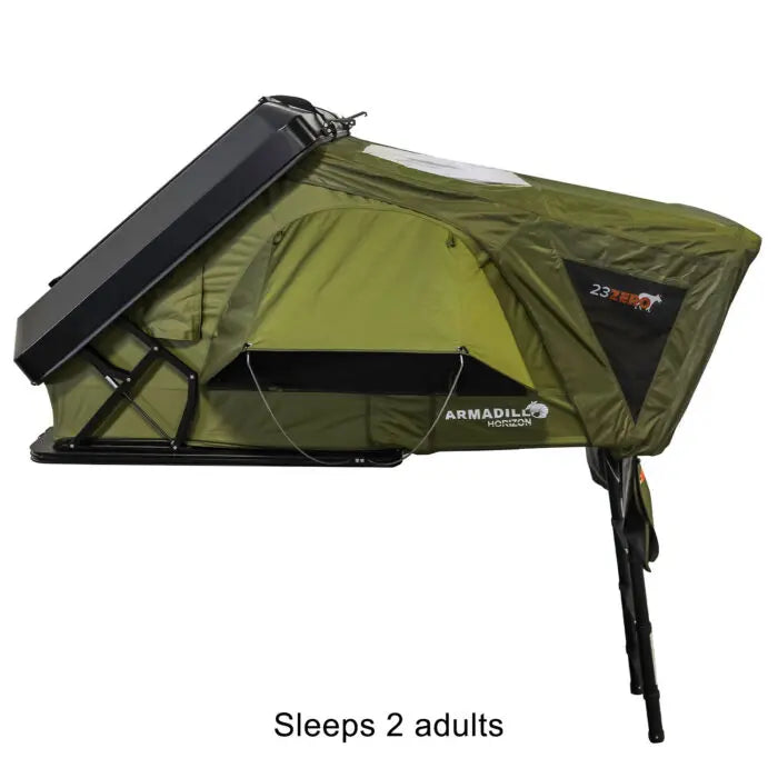 23ZERO Armadillo Horizon 3: Premium Hardshell Rooftop Tent for All-Season Adventure (Left Open Only)