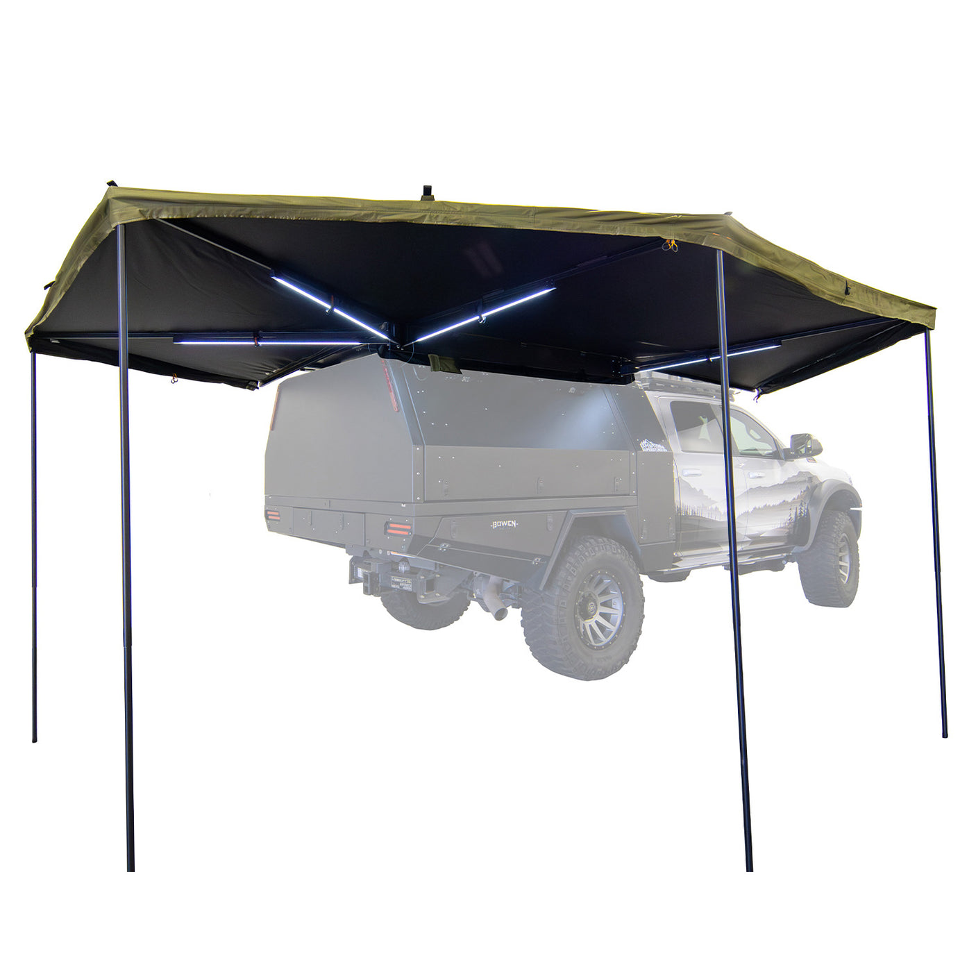 23ZERO PEREGRINE PRO 6 ARM FREESTANDING 270-DEGREE AWNING