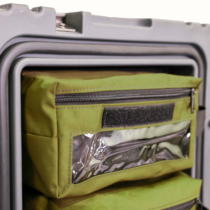 23ZERO Efficient 90L Gear Box Lid Organizer Kit with Panel and Pouches