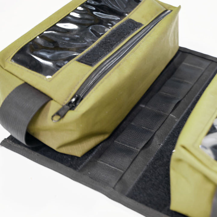 23ZERO Efficient 90L Gear Box Lid Organizer Kit with Panel and Pouches
