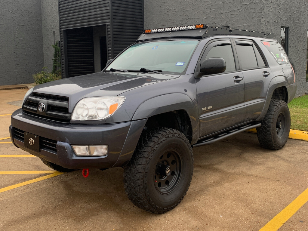 CALI RAISED LED 2003-2009 TOYOTA 4RUNNER TRAIL EDITION BOLT ON ROCK SLIDERS