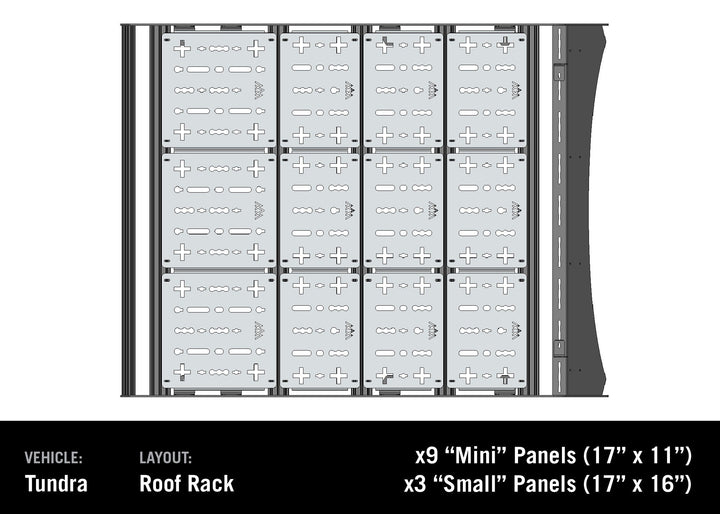 DRIFTR Toyota Tundra Roof Rack (2022-2026)