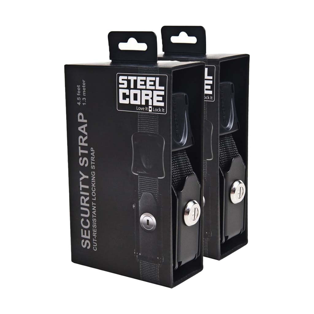 Steel Core Universal 4.5 Foot Security Strap - Pair