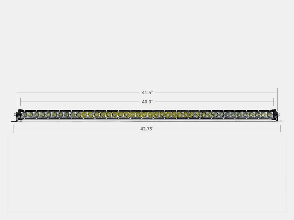 CALI RAISED LED 42" Slim Single Row LED Bar