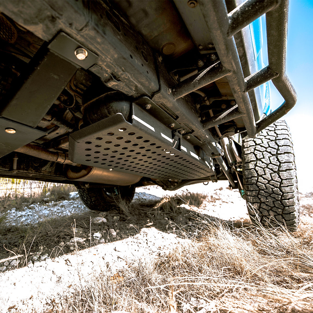 CALI RAISED LED 2014+ 4Runner Fuel Tank Skid Plate