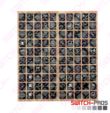 SWITCH-PROS VERTICAL SWITCH LEGENDS FOR SWITCH-PROS SYSTEM