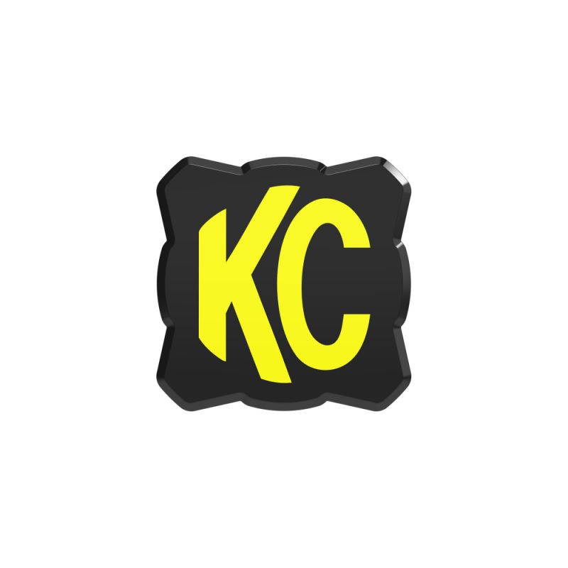 KC HILITES FLEX ERA® 1 - Light Cover - Black / Yellow KC Logo