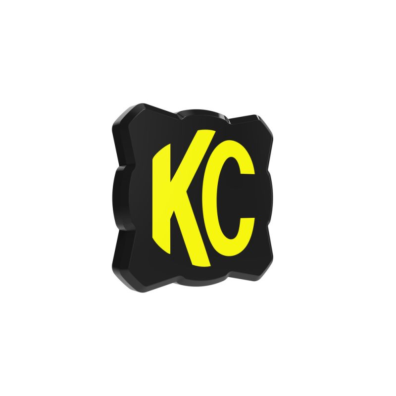 KC HILITES FLEX ERA® 1 - Light Cover - Black / Yellow KC Logo