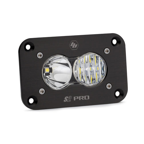 Baja Designs S2 Pro Black Flush Mount LED Auxiliary Light Pod - Universal