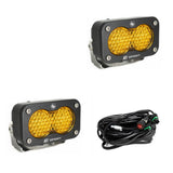 Baja Designs S2 Sport Black LED Auxiliary Light Pod Pair - Universal