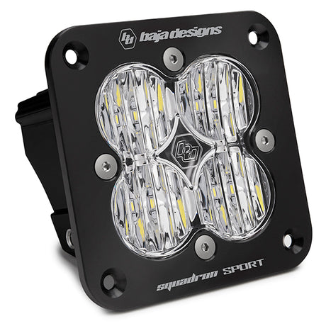 Baja Designs Squadron Sport Black Flush Mount LED Auxiliary Light Pod - Universal