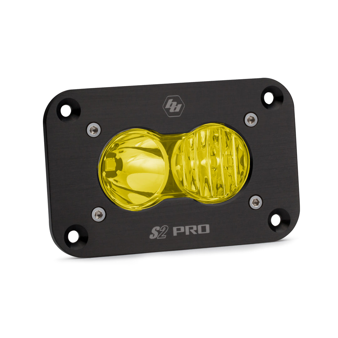 Baja Designs S2 Pro Black Flush Mount LED Auxiliary Light Pod - Universal