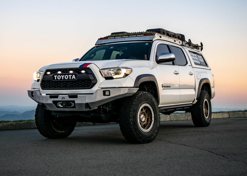 Backwoods Adventure Mods Toyota Tacoma 3rd Gen (2016+) Hi-Lite Overland Front Bumper [No Bull Bar]