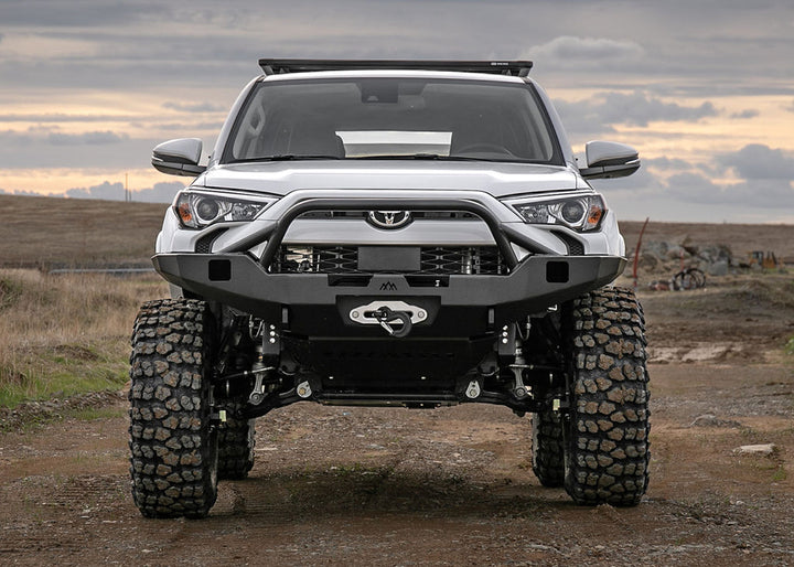 Backwoods Adventure Mods Toyota 4Runner 5th Gen (2014-2023) Hi-Lite Overland Front Bumper [PreRunner Bull Bar]