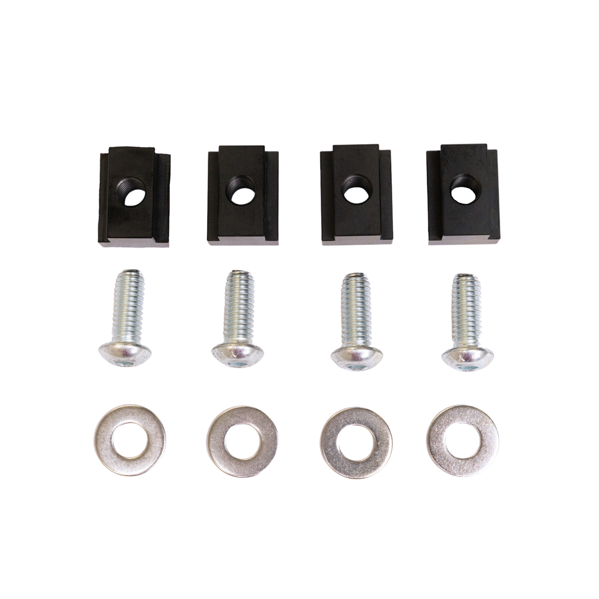 CALI RAISED LED Bed Rail Accessory Nut Kit Fits Toyota OEM Rail System