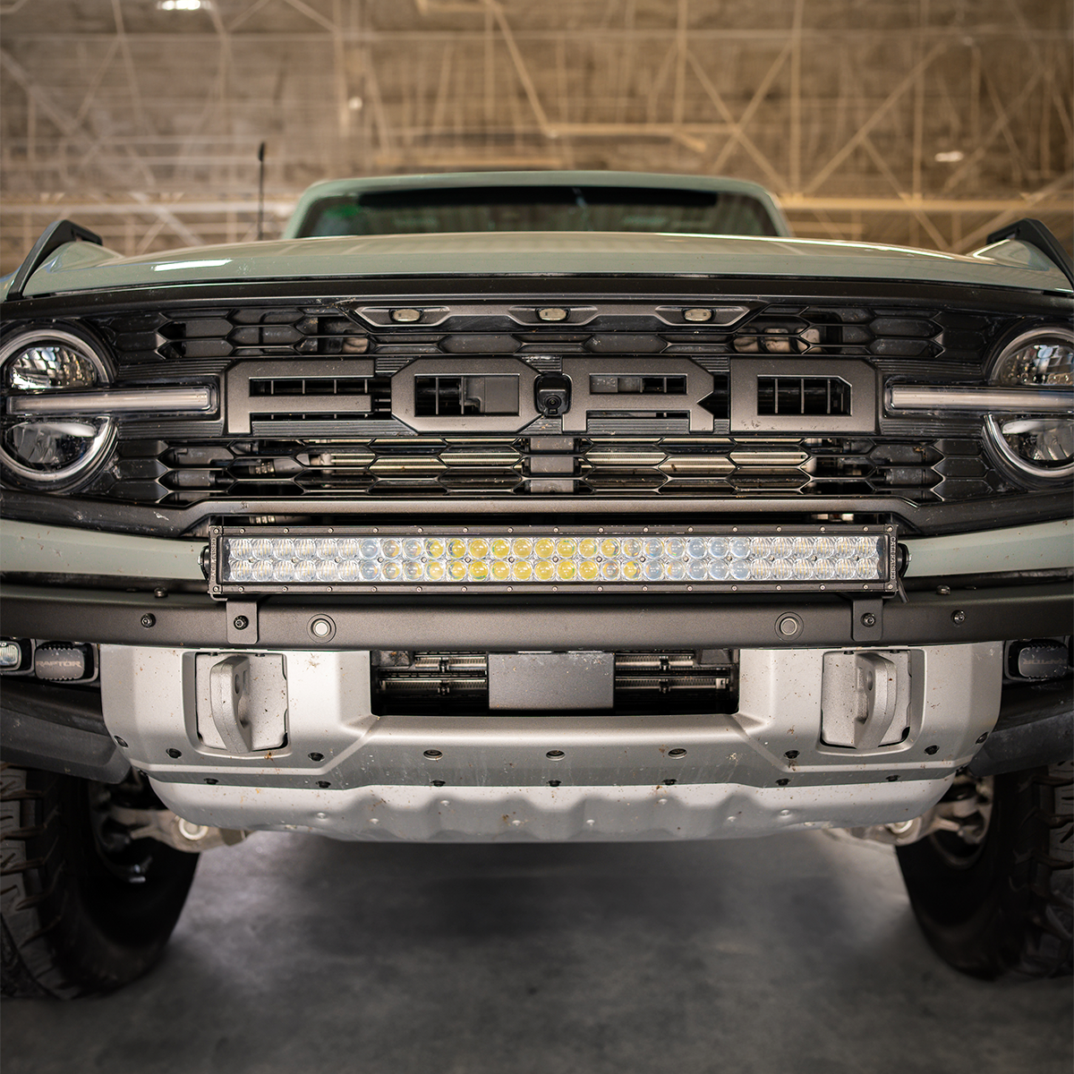 CALI RAISED LED Bumper Light Bar Mount Fits 2021+ Ford Bronco Raptor