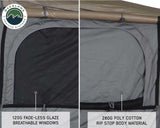 Overland Vehcile Systems HD Bushveld Cantilever Hard Shell Roof Top Tent Grey Body & Tan Rainfly