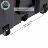 Overland Vehicle Systems D.B.S. - Dark Grey 169 QT Dry Box With Wheels, Drain, And Bottle Opener